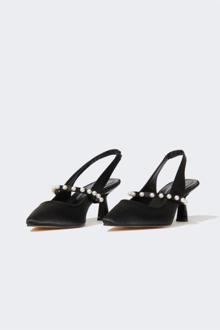 نساء أسود حذاء كعب عالي بكعب عالي