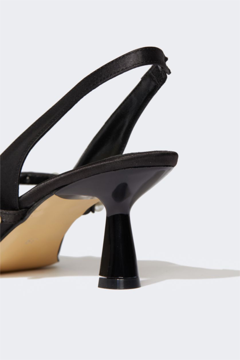 نساء أسود حذاء كعب عالي بكعب عالي