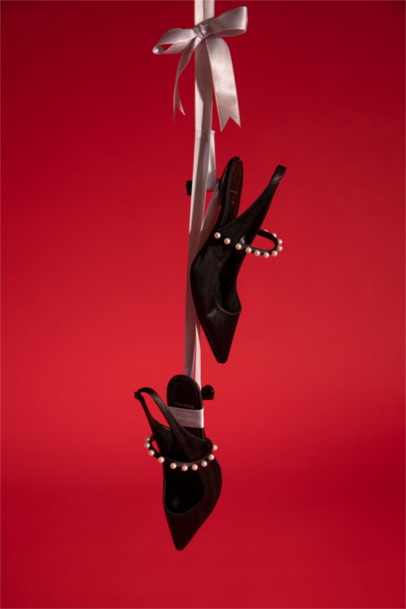 نساء أسود حذاء كعب عالي بكعب عالي