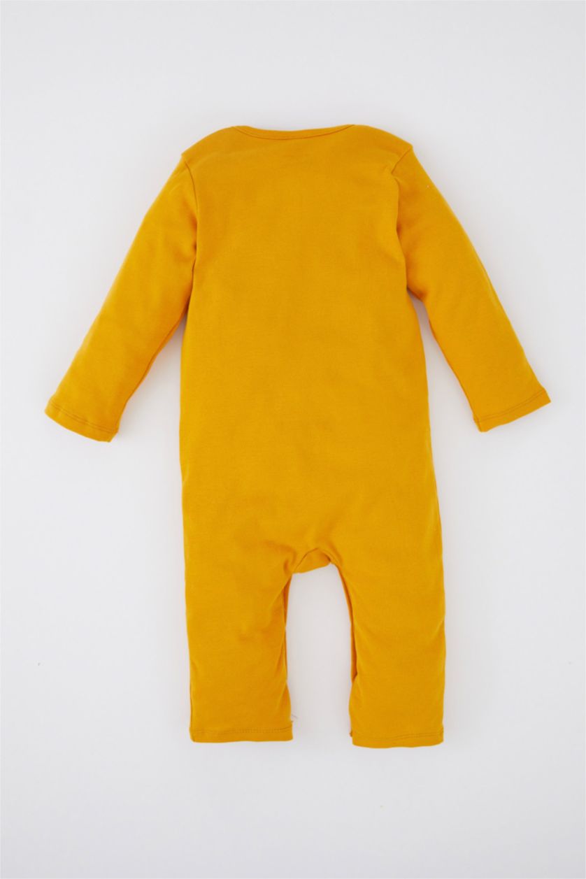 BABY BOY Yellow Ribana Regular Fit Crew Neck Winnie The Pooh Licensed Jumpsuit
