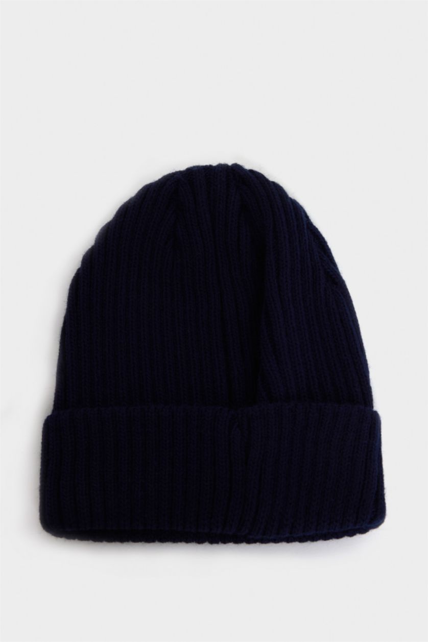 Erkek Bebek Antrasit Erkek Bebek Dokuma Etiketli Bere