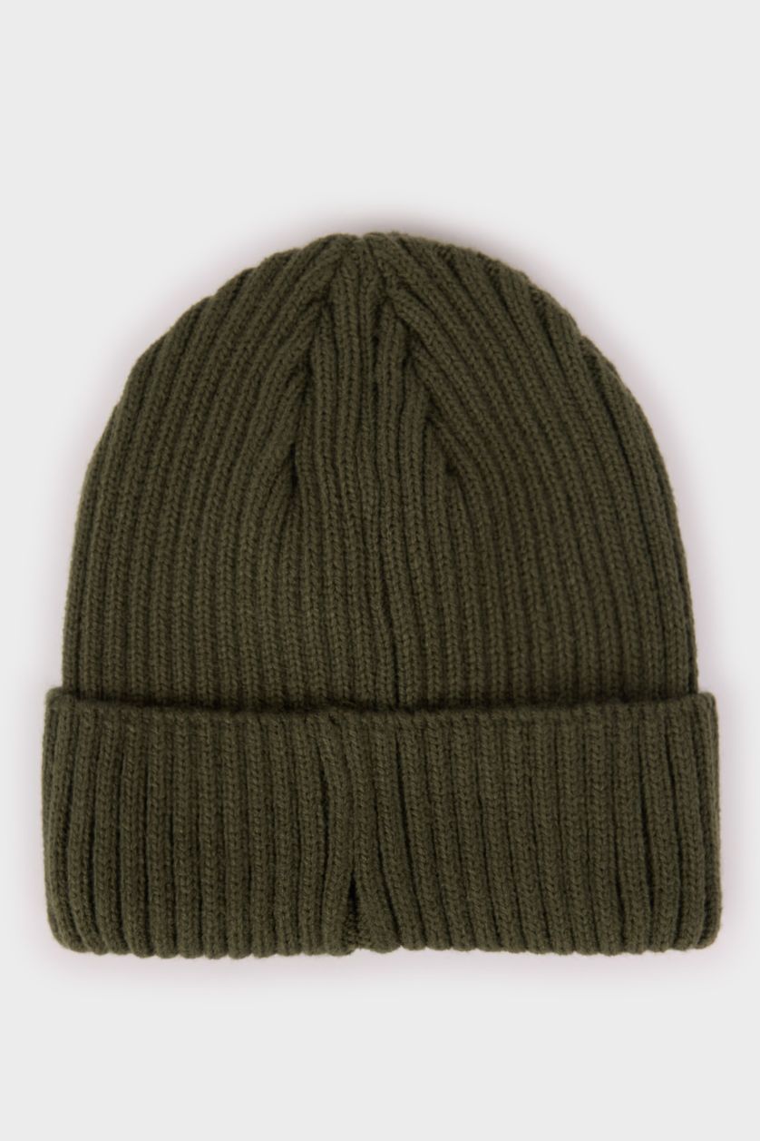 Baby Boy Light Khaki Baby Boy Knit Beanie