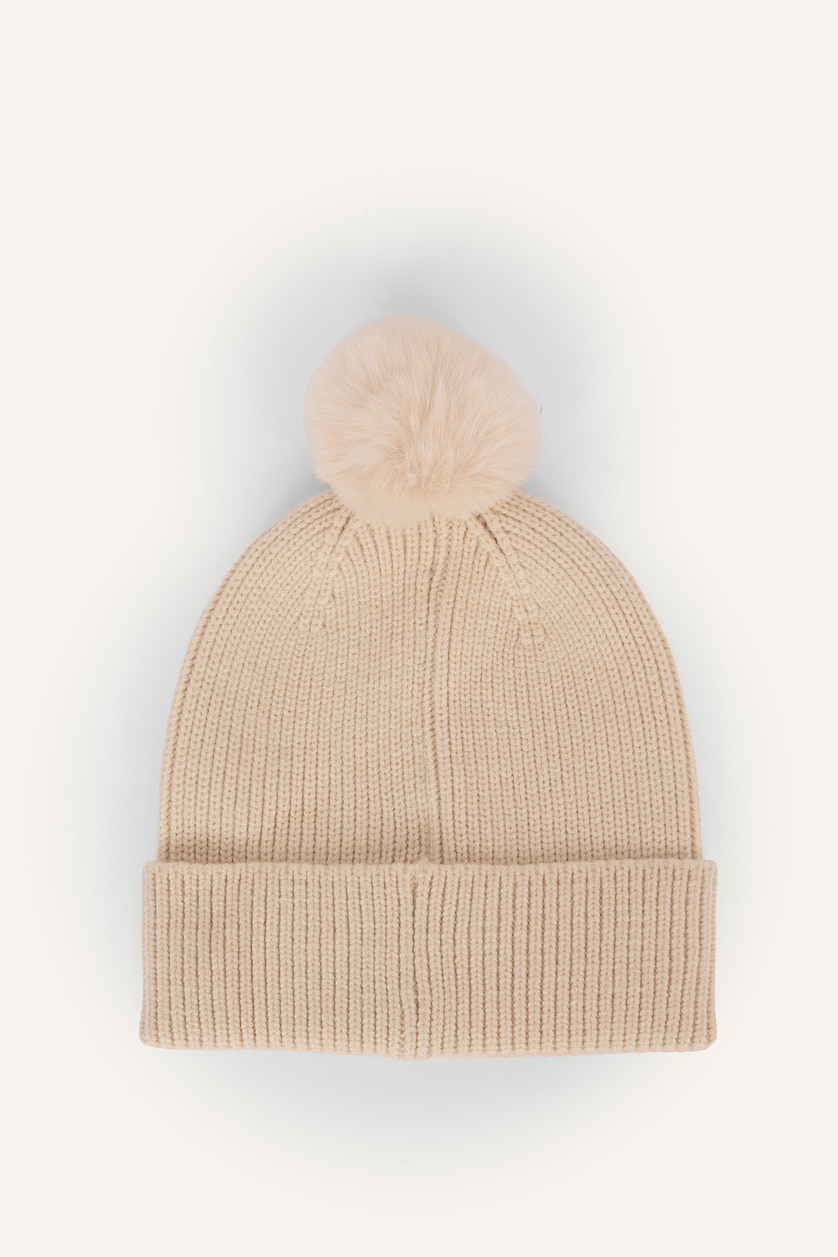 Baby Boys Beige Baby Boy Knitwear Beret