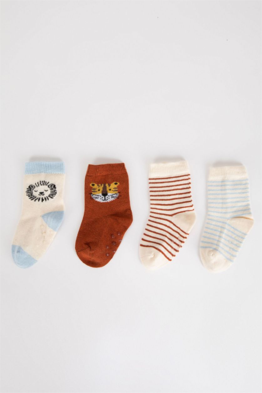 BABY BOY MIXED BabyBoy 4 piece Long Socks