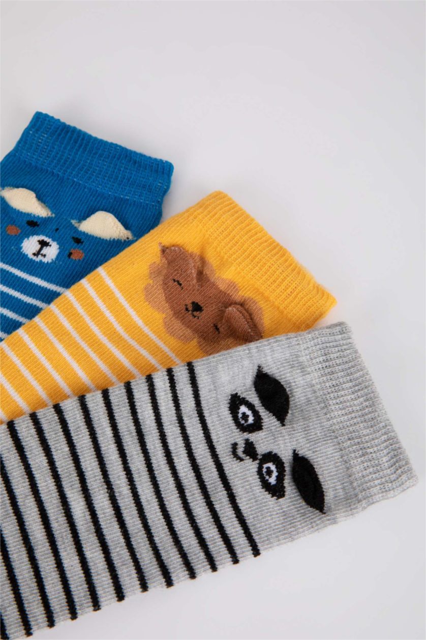 Малыши мальчики Разноцветный Длинные носки для мальчиков, 3 пары