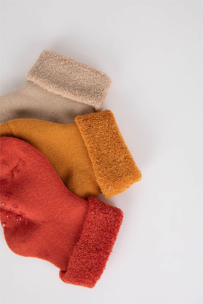 Малыши мальчики Разноцветный Носки из хлопка для малышей мальчиков, 3 пары