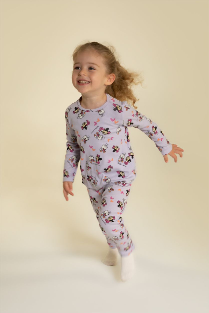 BABY GIRL Light Lilac طقم بيجاما ريبانا قصة عادية