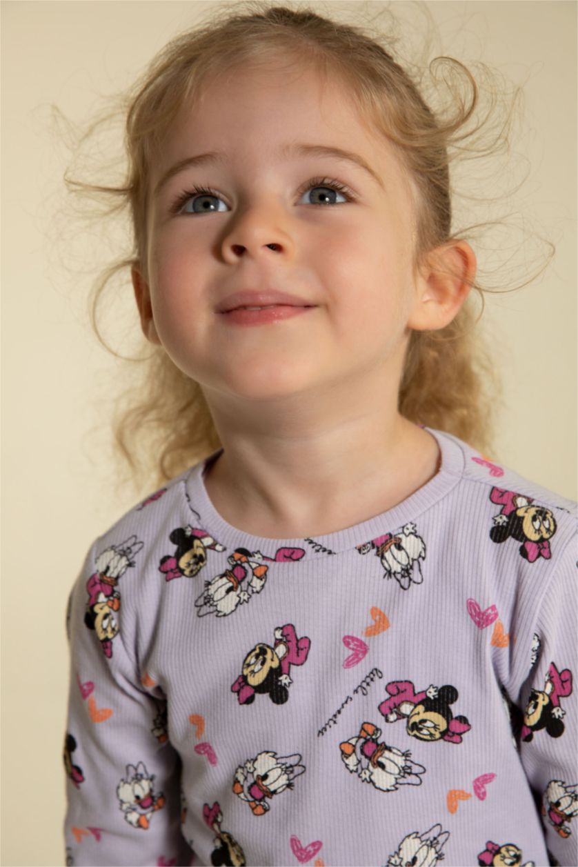 BABY GIRL Light Lilac طقم بيجاما ريبانا قصة عادية