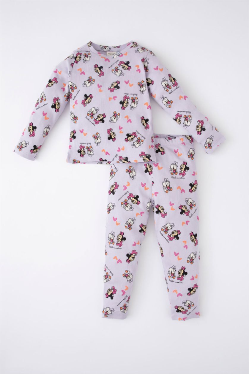 BABY GIRL Light Lilac طقم بيجاما ريبانا قصة عادية