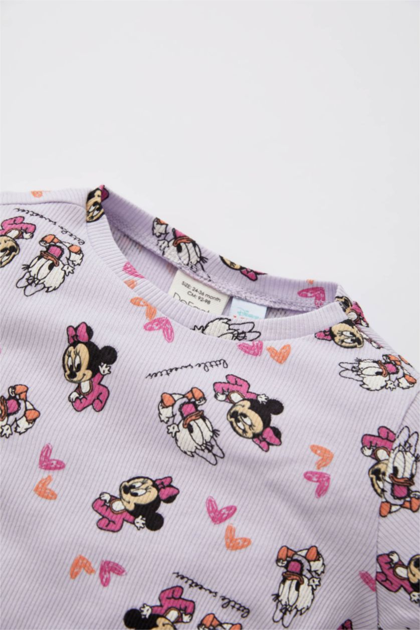 BABY GIRL Light Lilac طقم بيجاما ريبانا قصة عادية