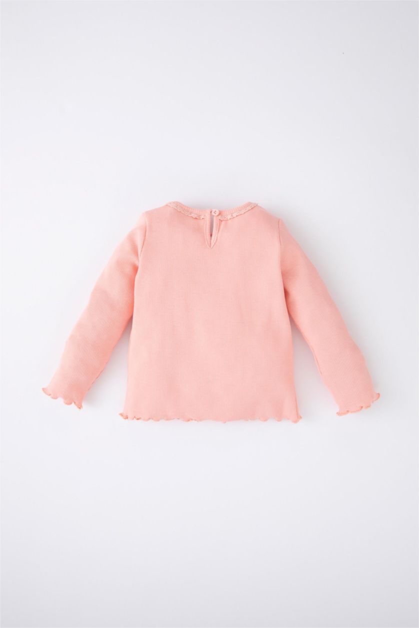 Baby Girl Pink Regular Fit Long Sleeve T-Shirt