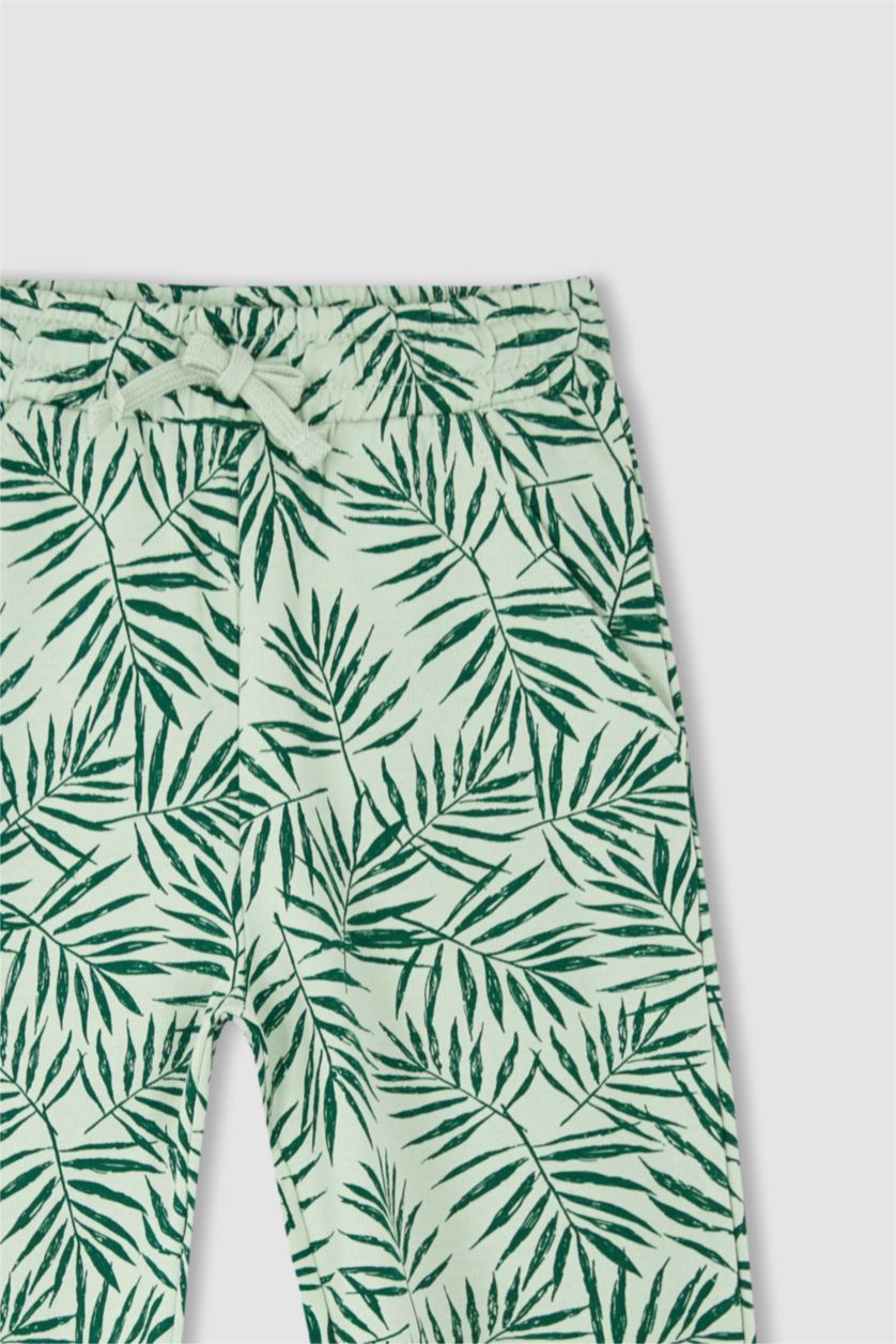 GARÇONS Bleu Short long coupe régulière en tissu fin pour garçon