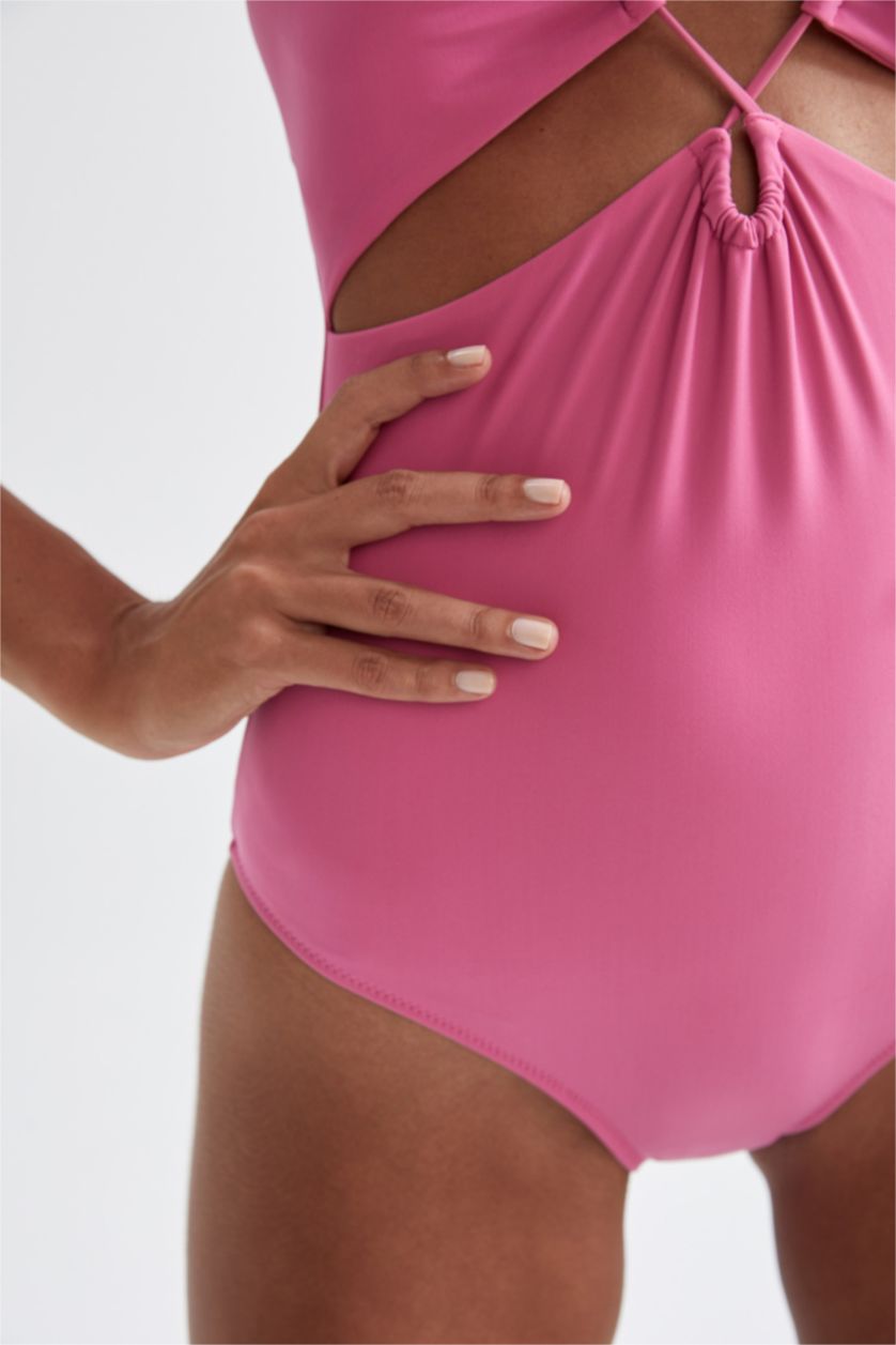 WOMAN Pink Regular Fit Swimsuit