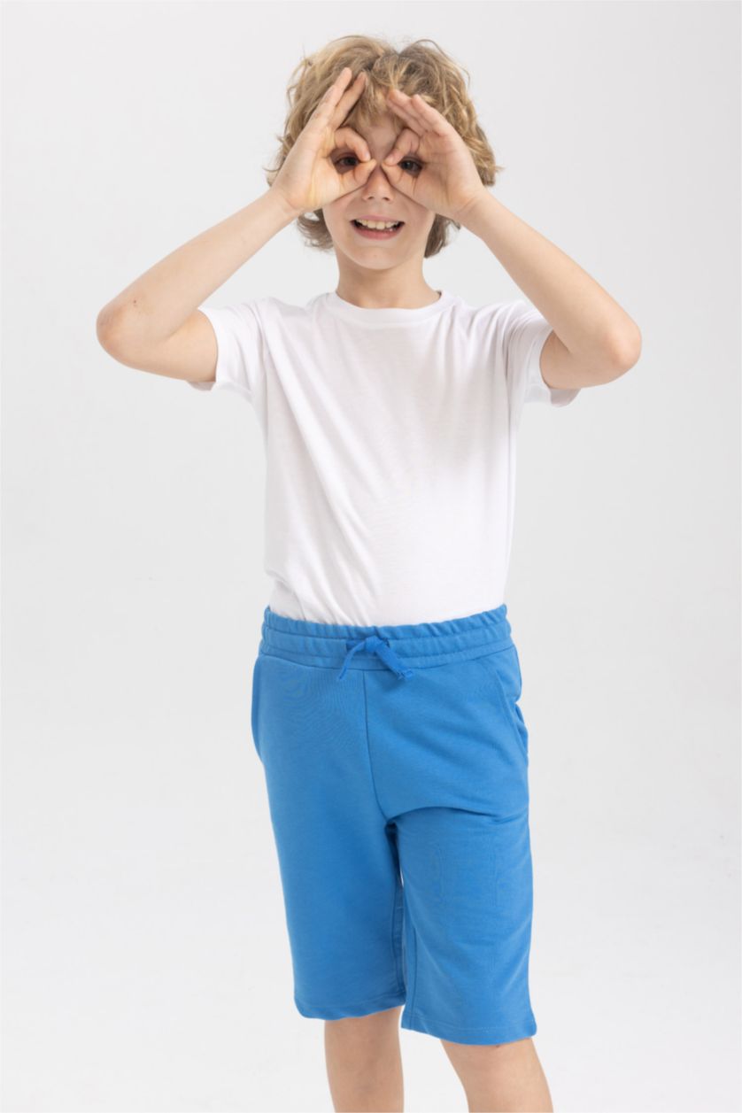BOYS & TEENS Blue Regular Fit Shorts