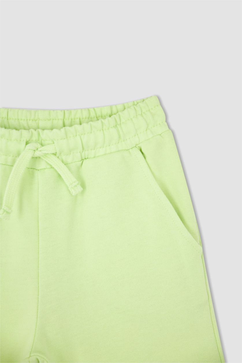 BOYS & TEENS Light Green Regular Fit Shorts