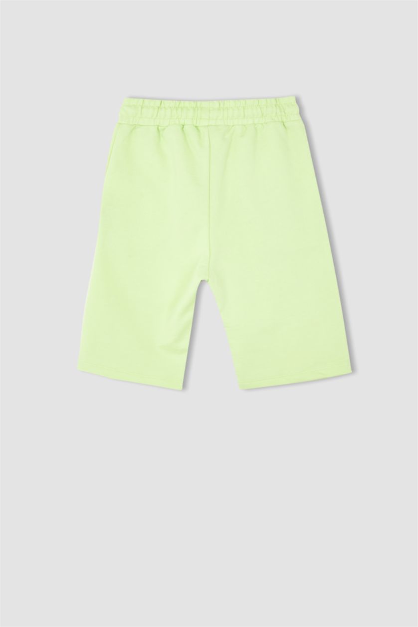 BOYS & TEENS Light Green Regular Fit Shorts