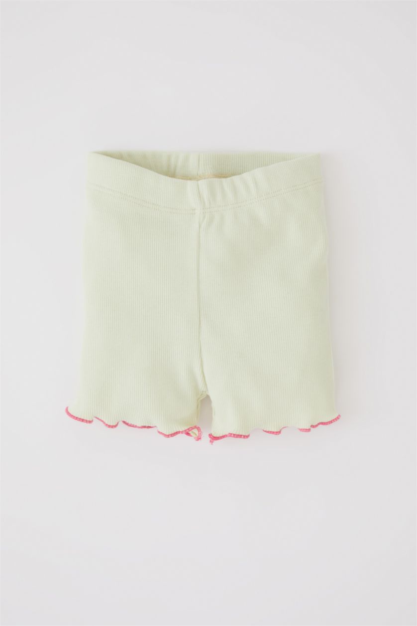 Baby Girl Light Yellow Baby Girl Looney Tunes Camisole Short Sleeve T-Shirt Shorts 2-Pack