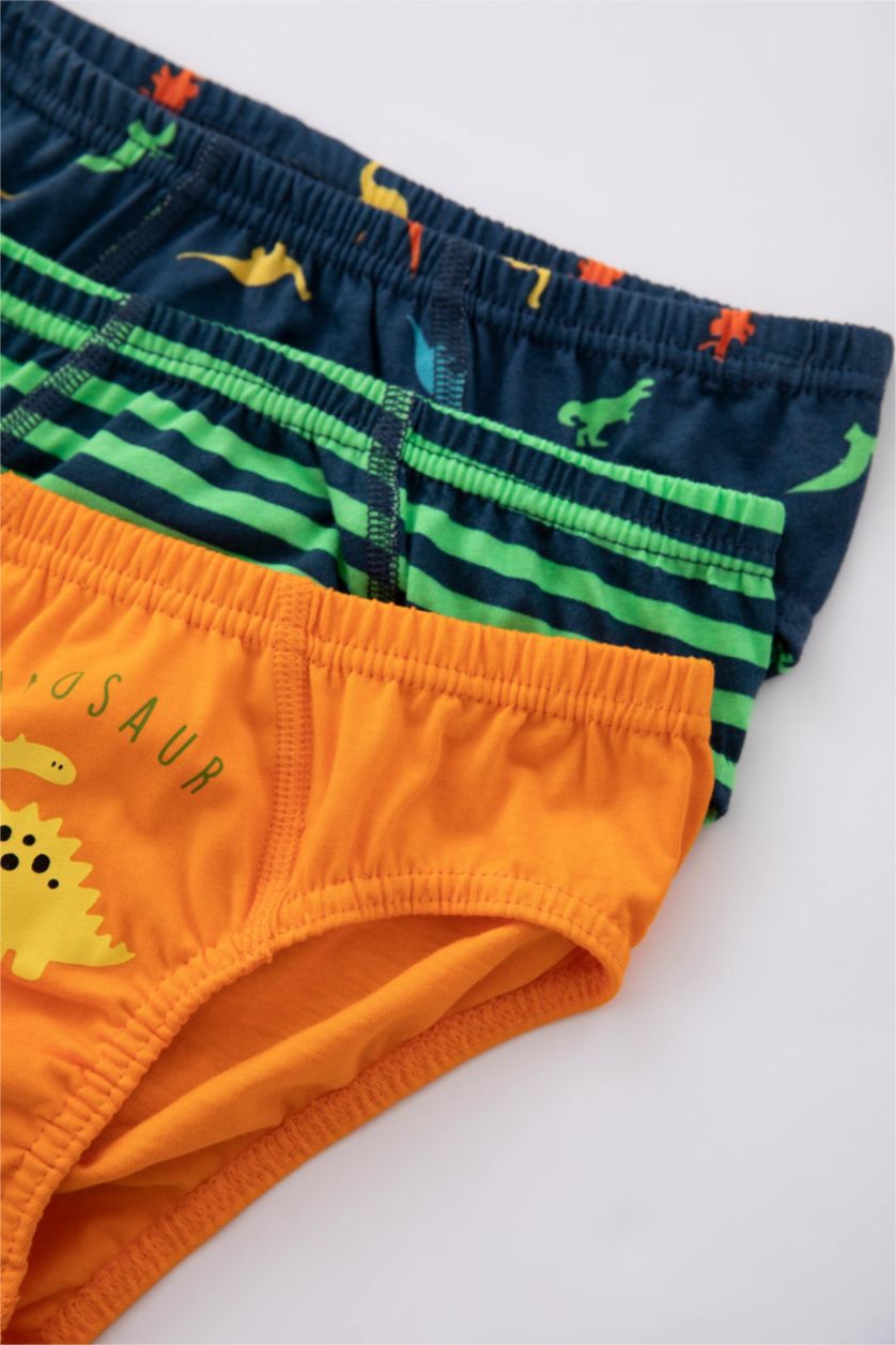 Мальчики и подростки Зеленый Трусы слипы для мальчиков, 3 шт