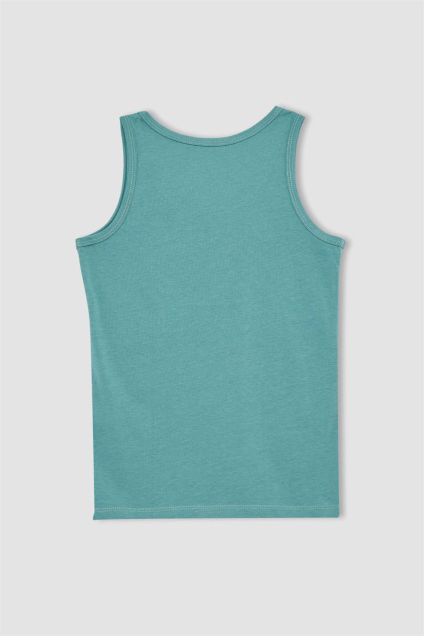 Мальчики и подростки Бежевый Майка для мальчиков