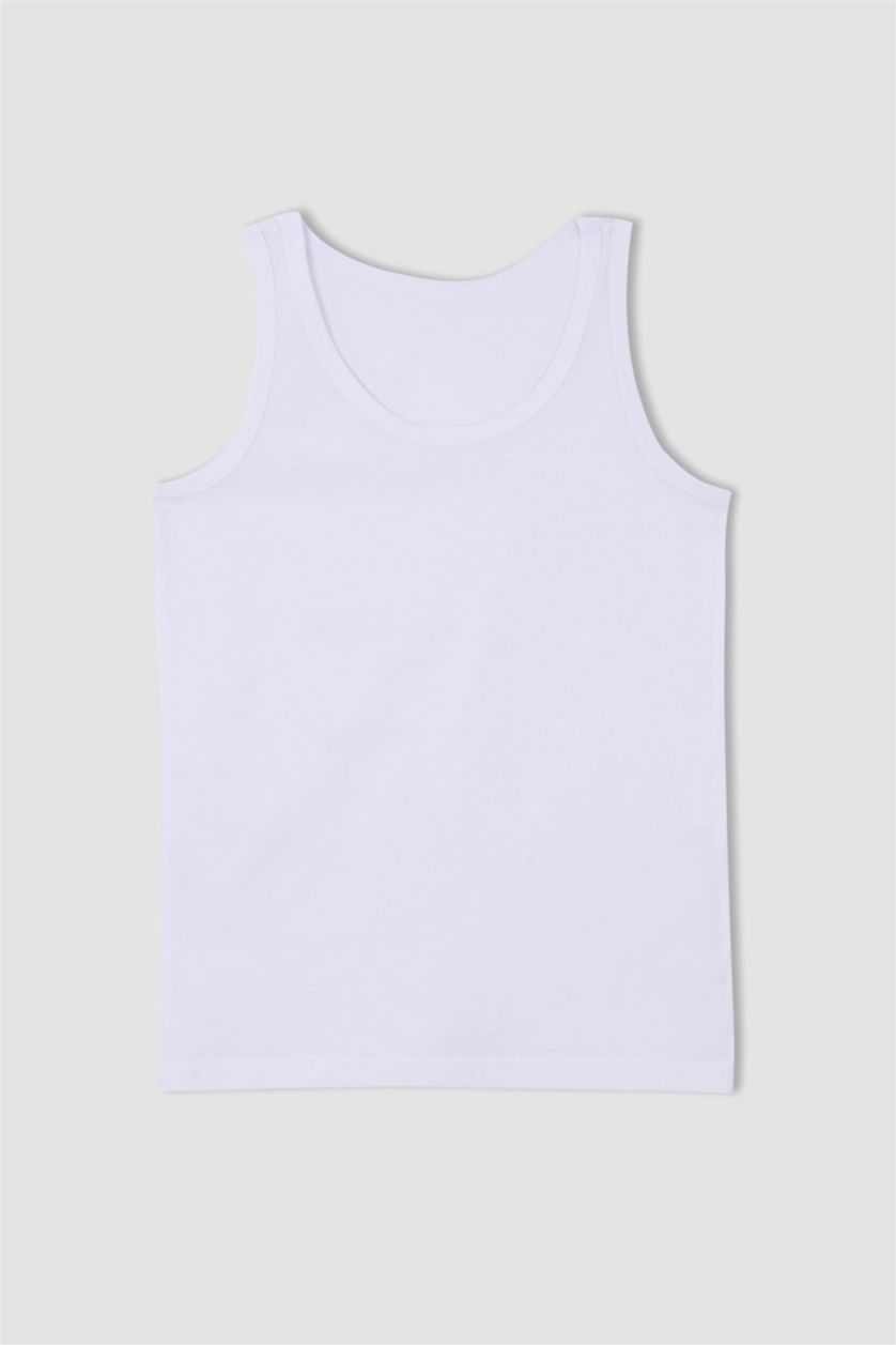 GARÇONS Bleu Débardeur Coupe Régulière 3