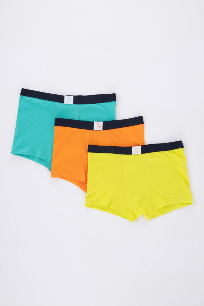 BOYS & TEENS Orange Boys' Defacto Fit 3-pack Boxer