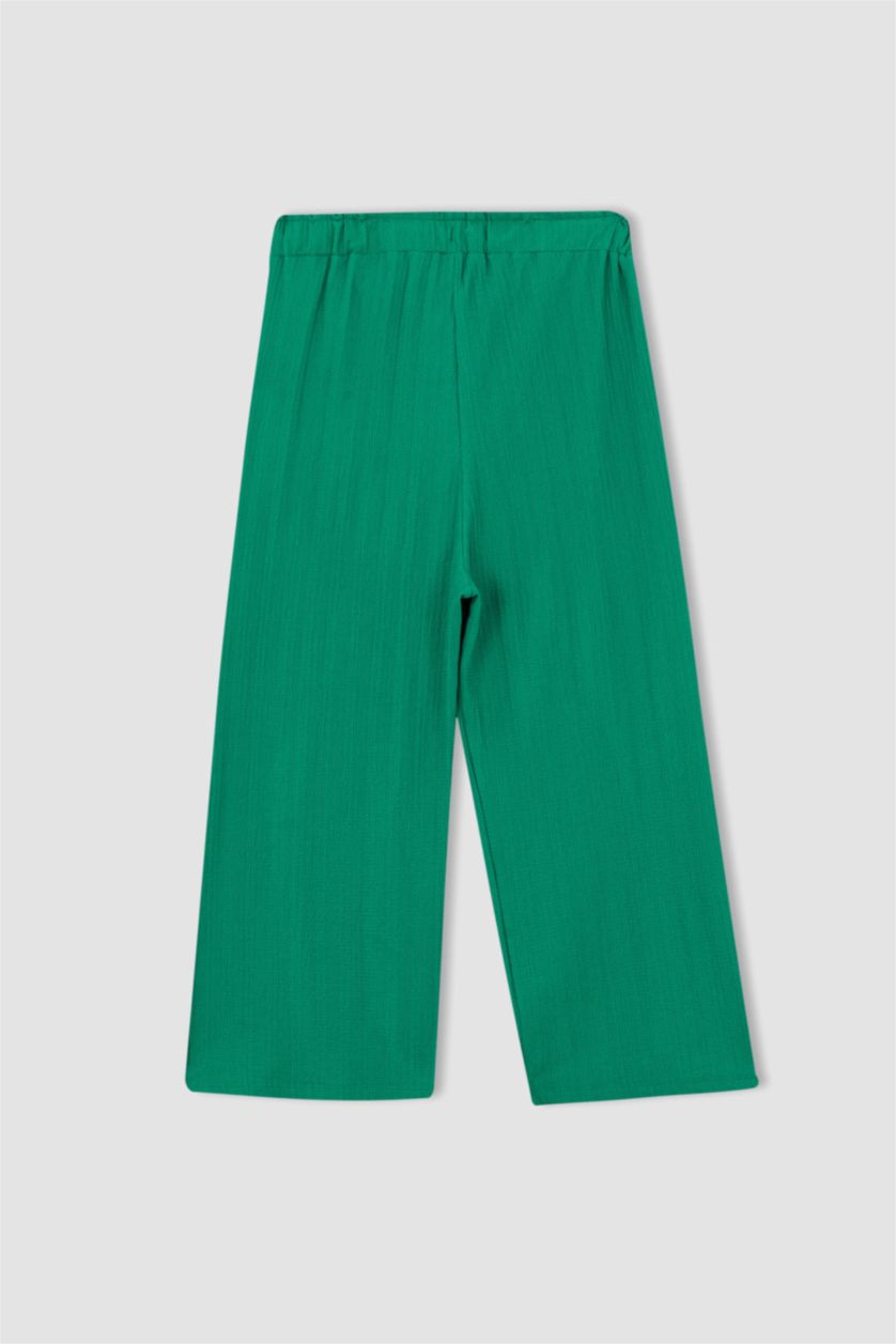 FEMME Vert Pantalon de survêtement à poche capri DF Plus