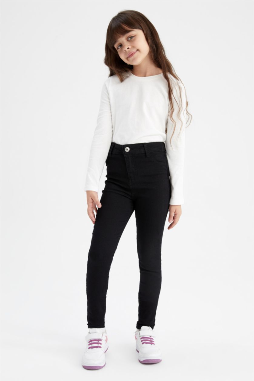 GIRLS & TEENS Black Girl Skinny Fit Skinny Jeans