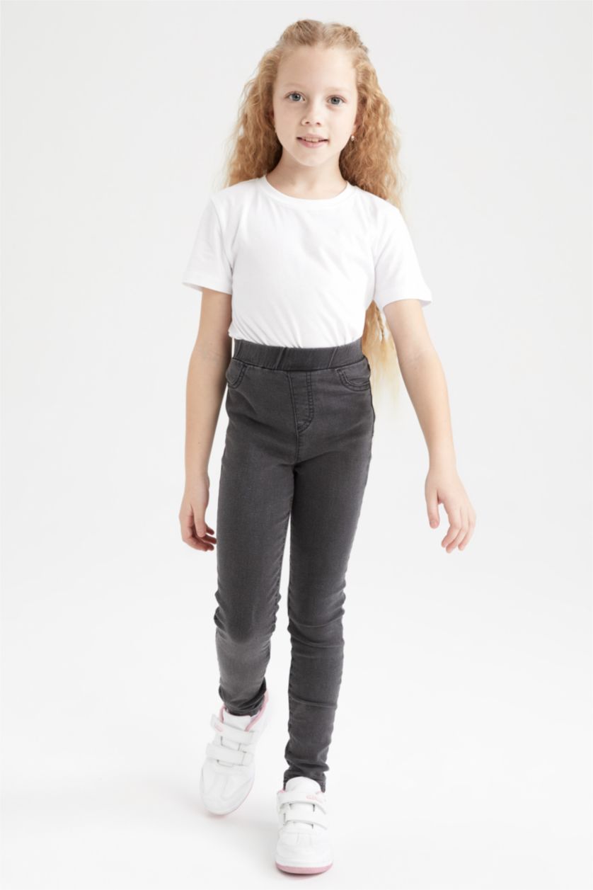 GIRLS & TEENS Anthracite Girl Three Pocket Jeans