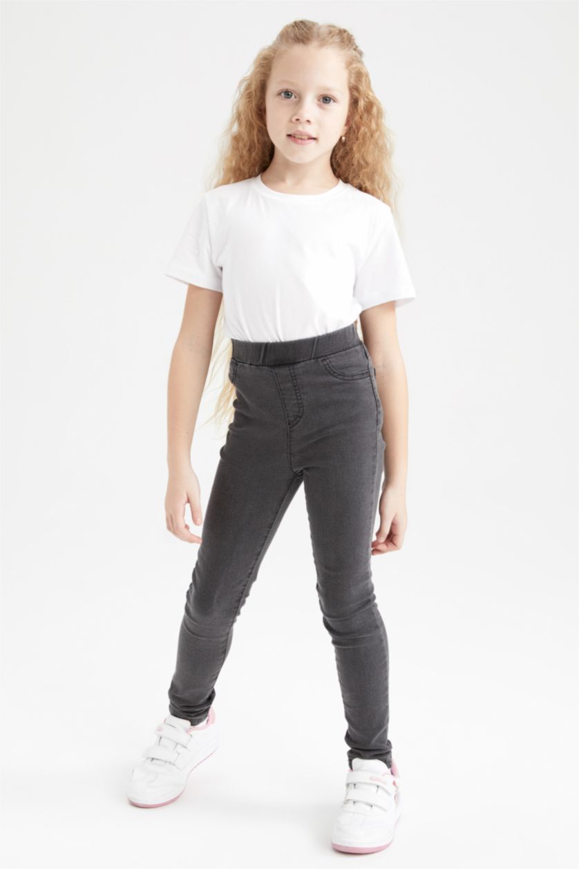 GIRLS & TEENS Anthracite Girl Three Pocket Jeans