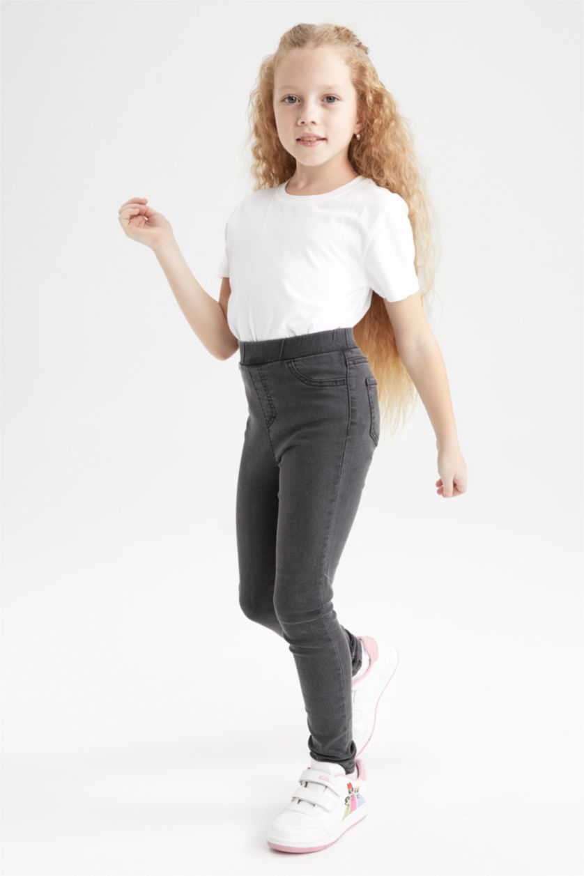 GIRLS & TEENS Anthracite Girl Three Pocket Jeans