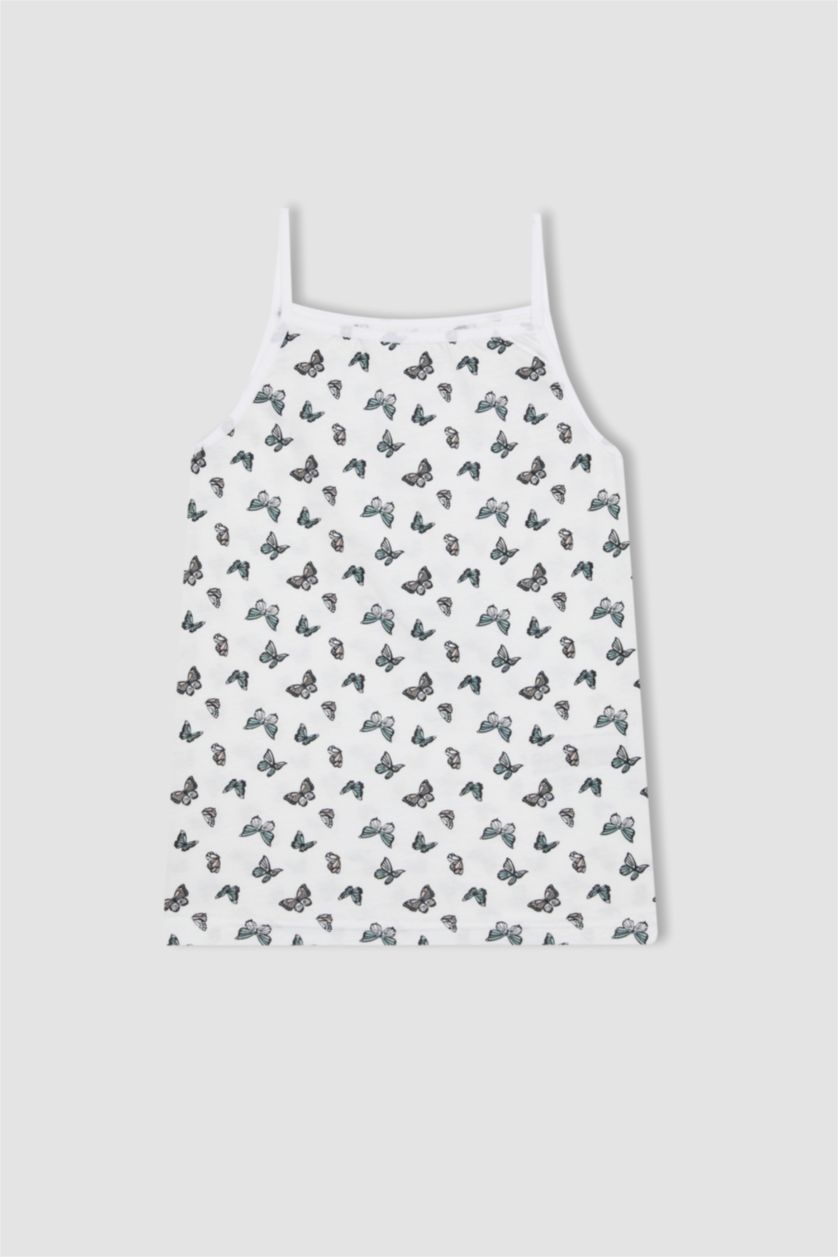 Kız Çocuk - Genç Kız Ekru 2'li Atlet Kız Çocuk