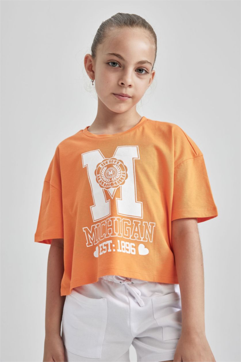 بناتي مرجاني تيشيرت كروب بناتي نص كم