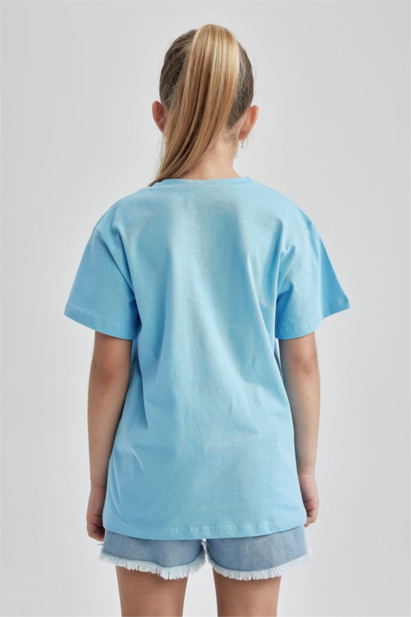 Girls & Teens Blue Regular Fit Rugrats Licensed Short Sleeve T-Shirt