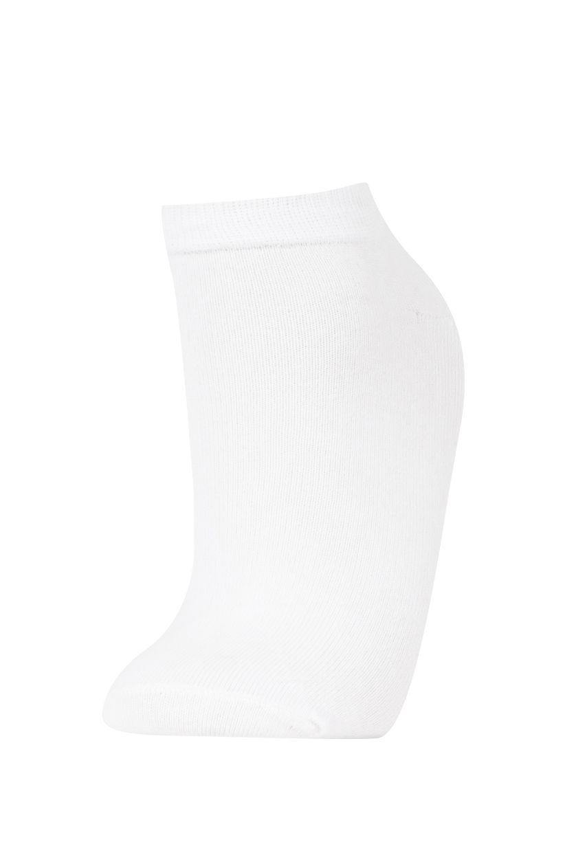 WOMAN MIXED Women 5 Pack Cotton Booties Socks