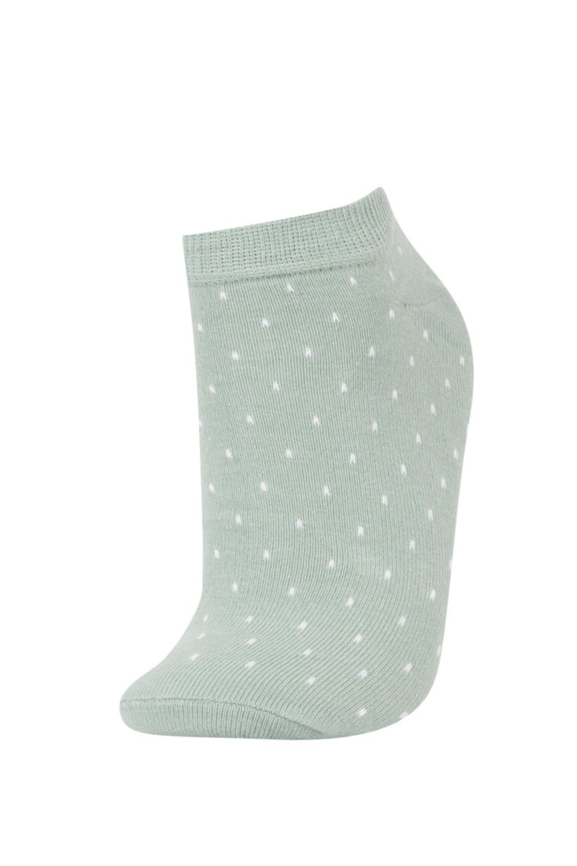 WOMAN MIXED Women 5 Pack Cotton Booties Socks