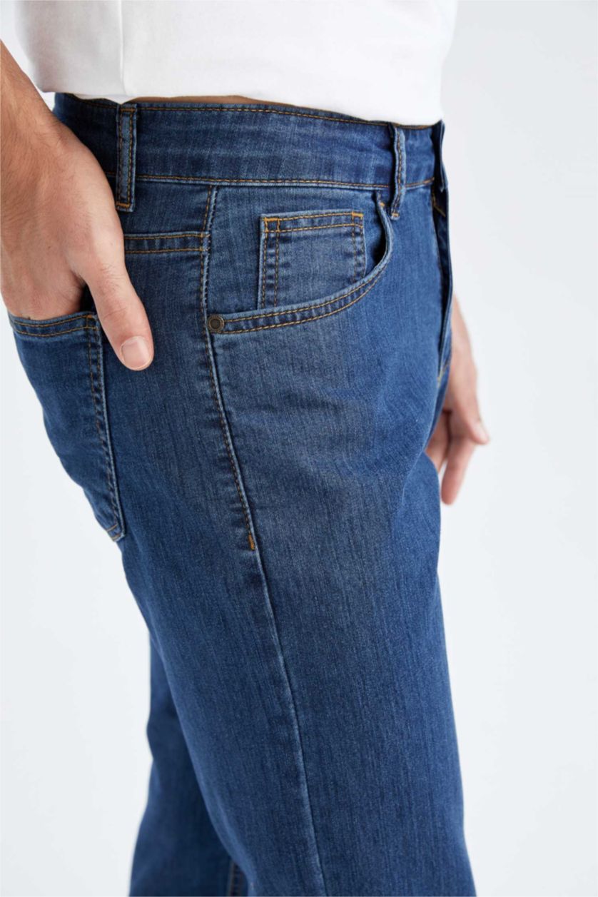 HOMME Bleu Pantalon Jean Sergio Coupe Régulière