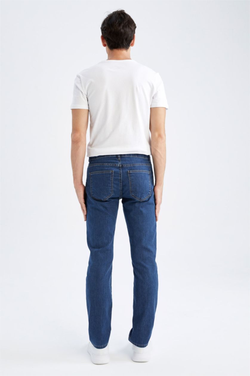 HOMME Bleu Pantalon Jean Sergio Coupe Régulière