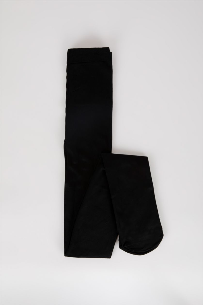 Kadın Siyah Külotlu Çorap