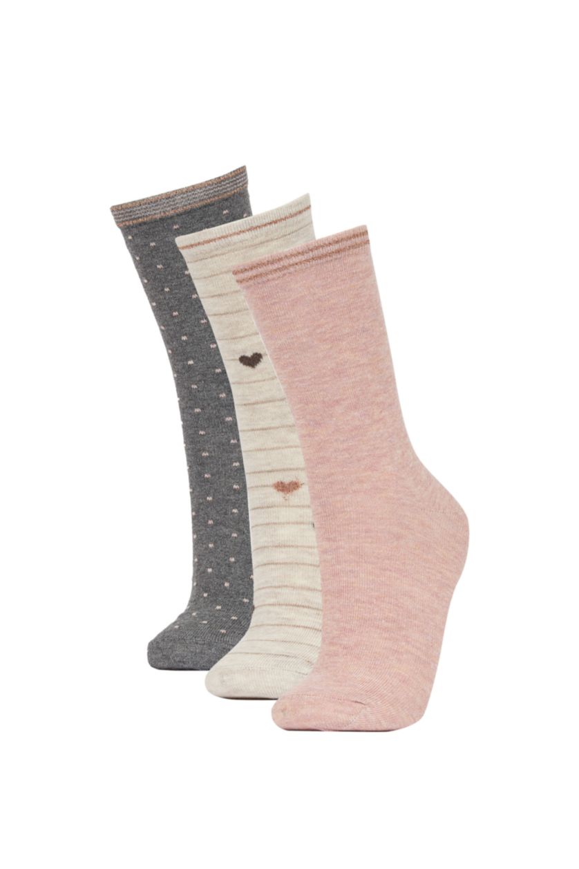 نساء Karma 3 piece Cotton Long sock