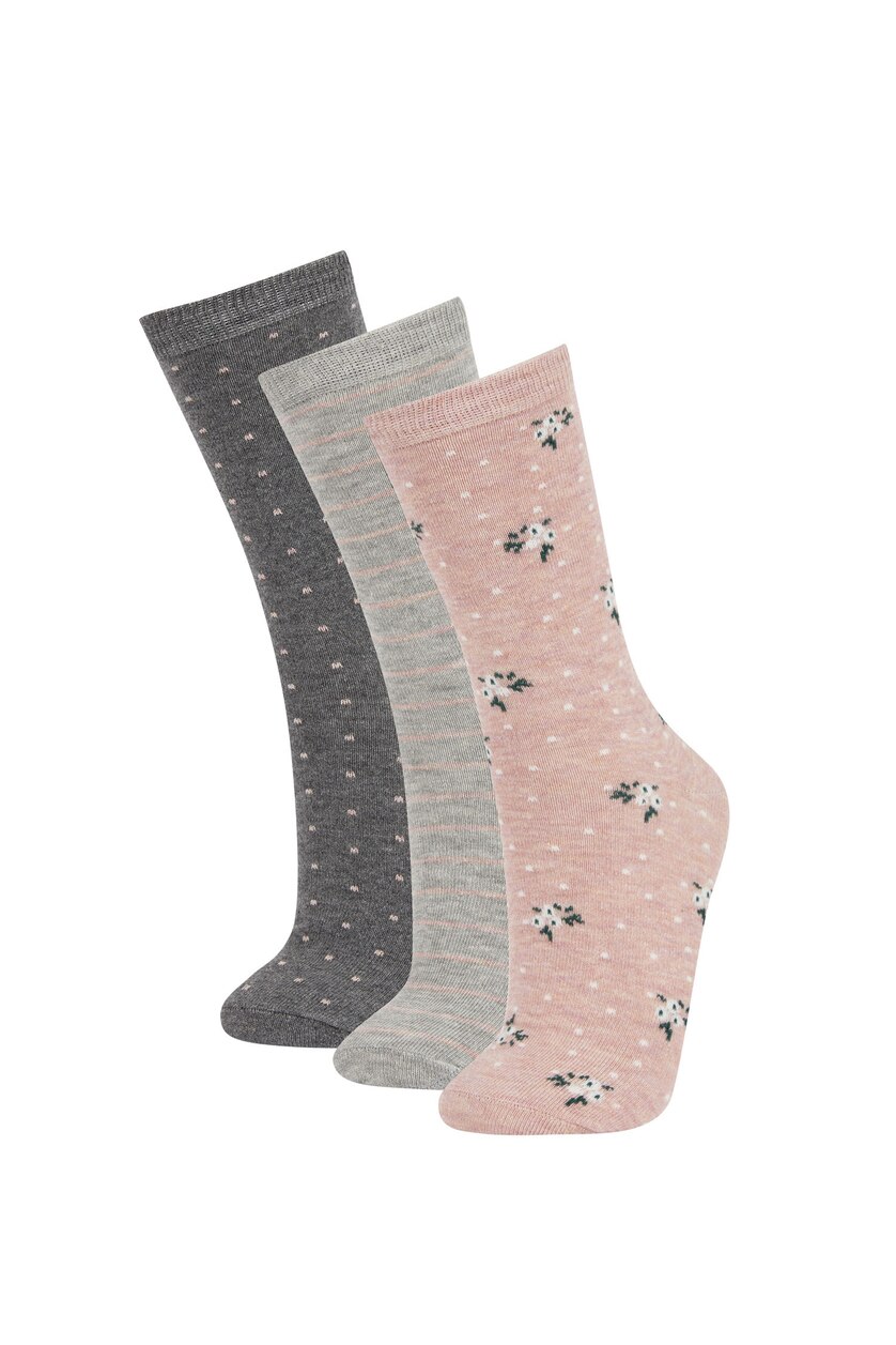 WOMAN Karma 3 piece Cotton Long sock