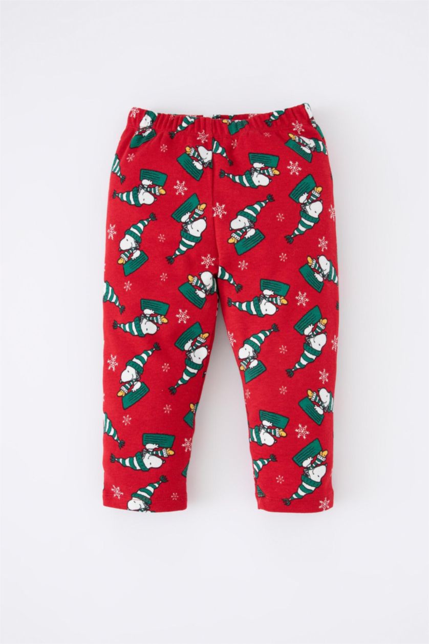 BÉBÉ GARÇON Rouge Pyjamas En Tricot Col Ras Du Cou Nouvel an Manche Longue 2 Snoopy BéBé Garçon