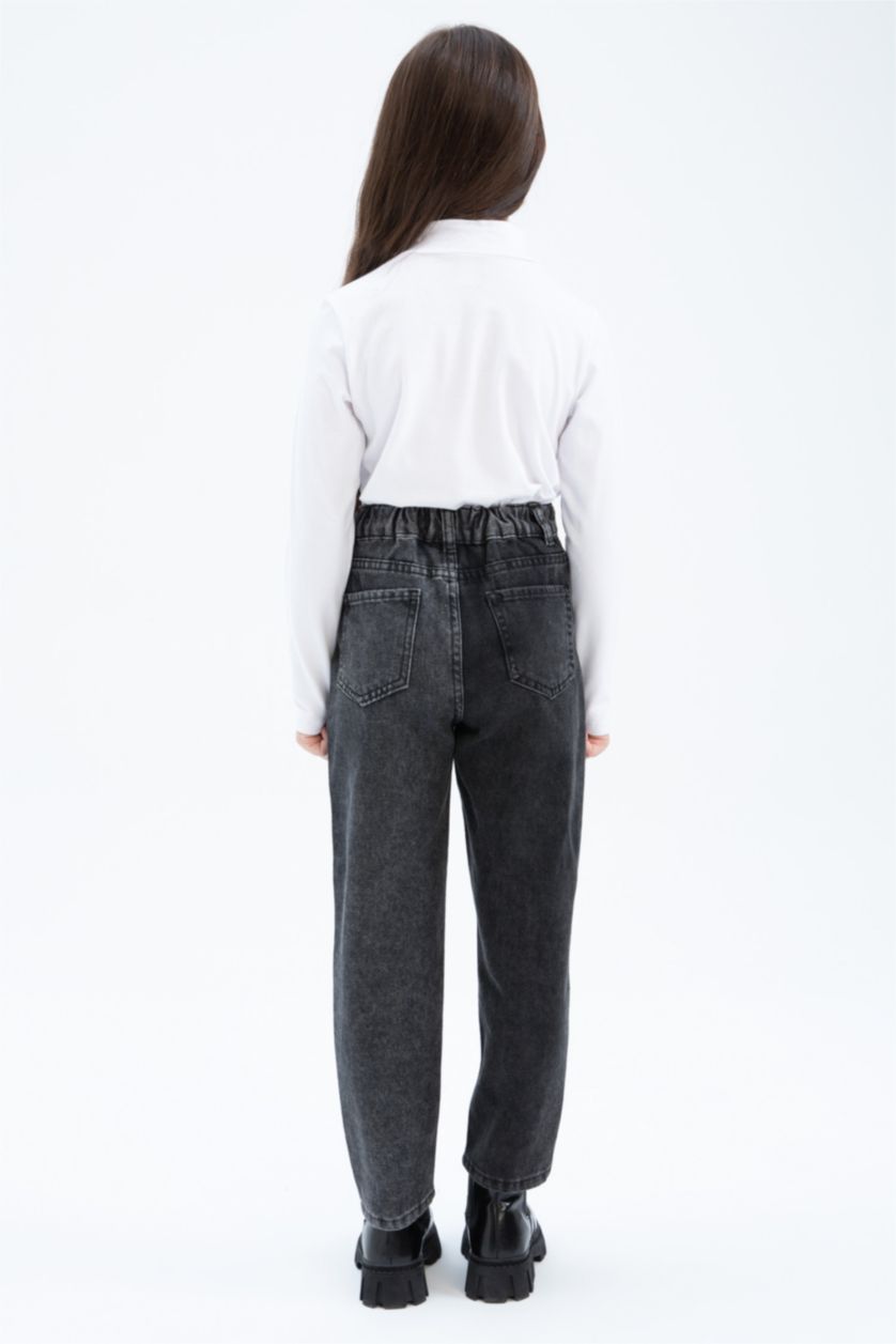 GIRLS & TEENS Black Girl Mom Fit Jeans