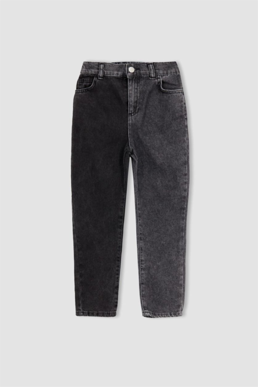 GIRLS & TEENS Black Girl Mom Fit Jeans