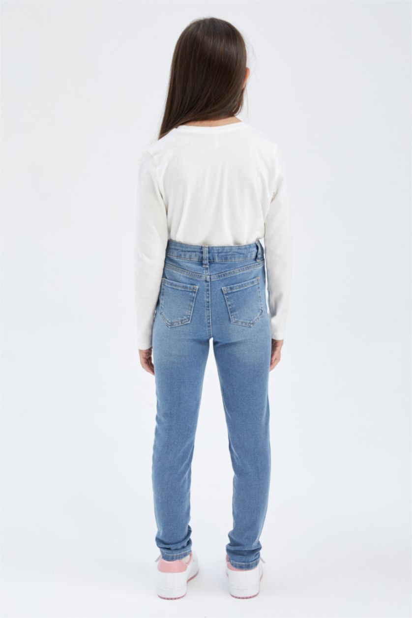 GIRLS & TEENS Blue Girl Skinny Fit Jeans