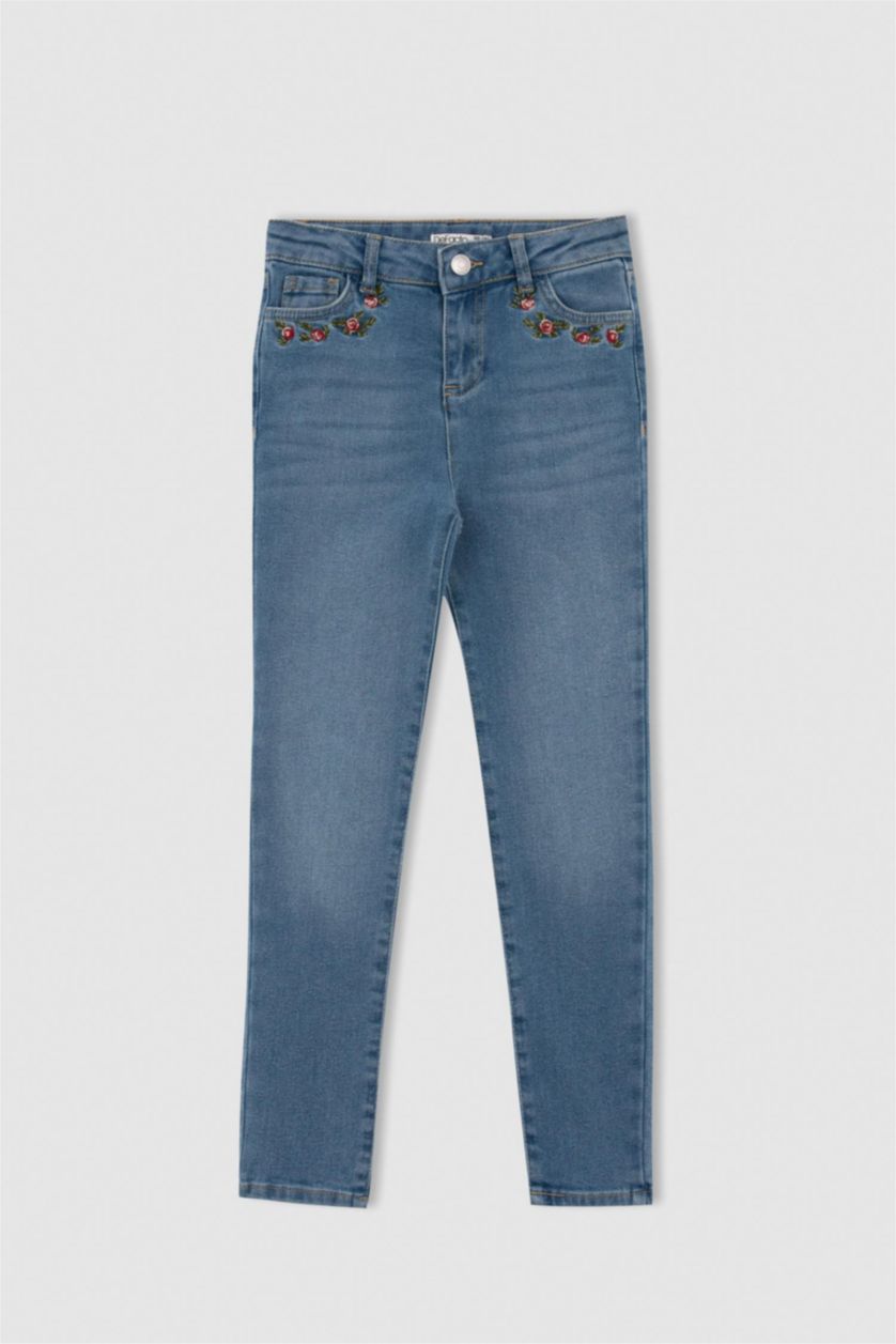 GIRLS & TEENS Blue Girl Skinny Fit Jeans