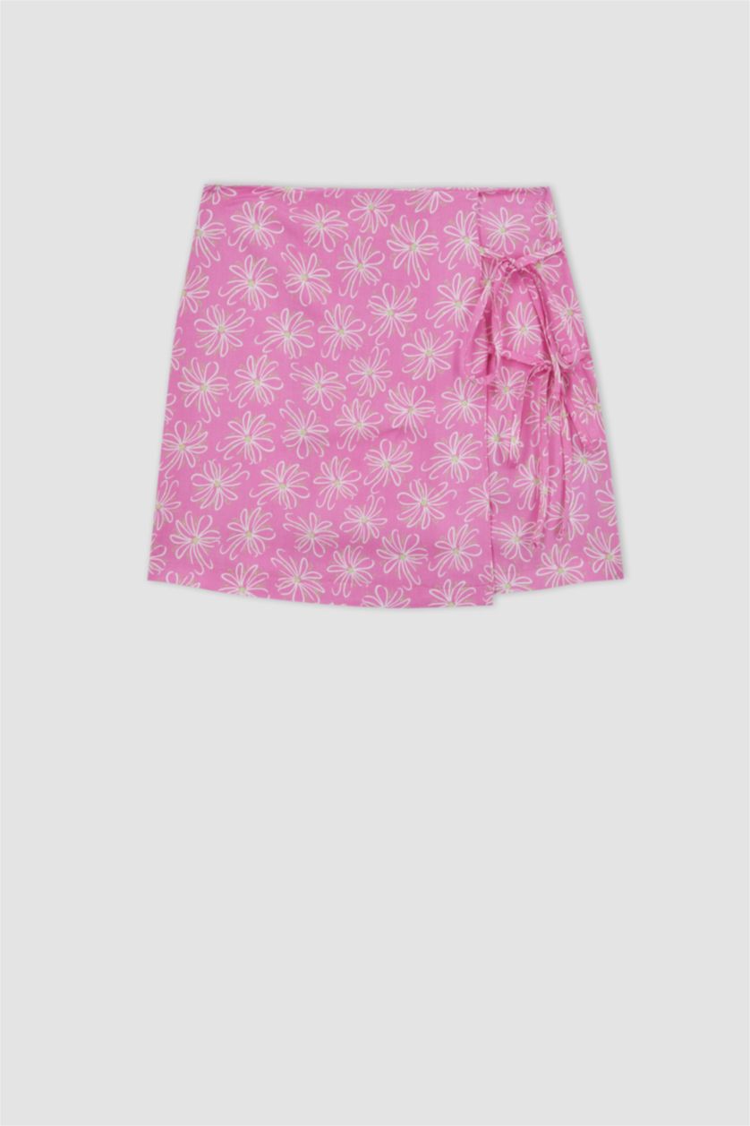 نساء زهري تنورة قصيرة