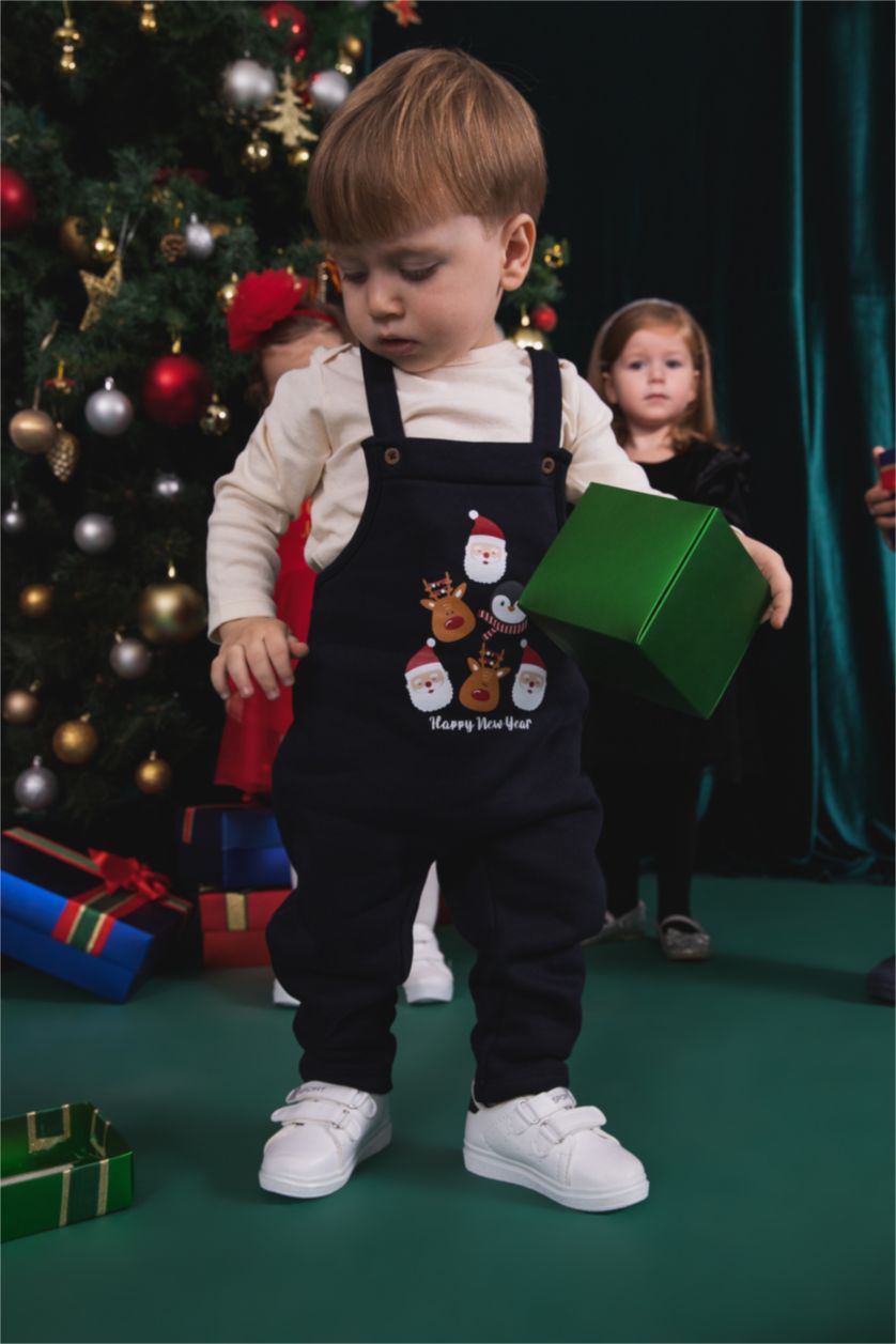 BÉBÉ GARÇON Beige Ensemble En Tricot 2 Polaires Col Ras Du Cou Nouvel an Manche Longue 2 BéBé Garçon