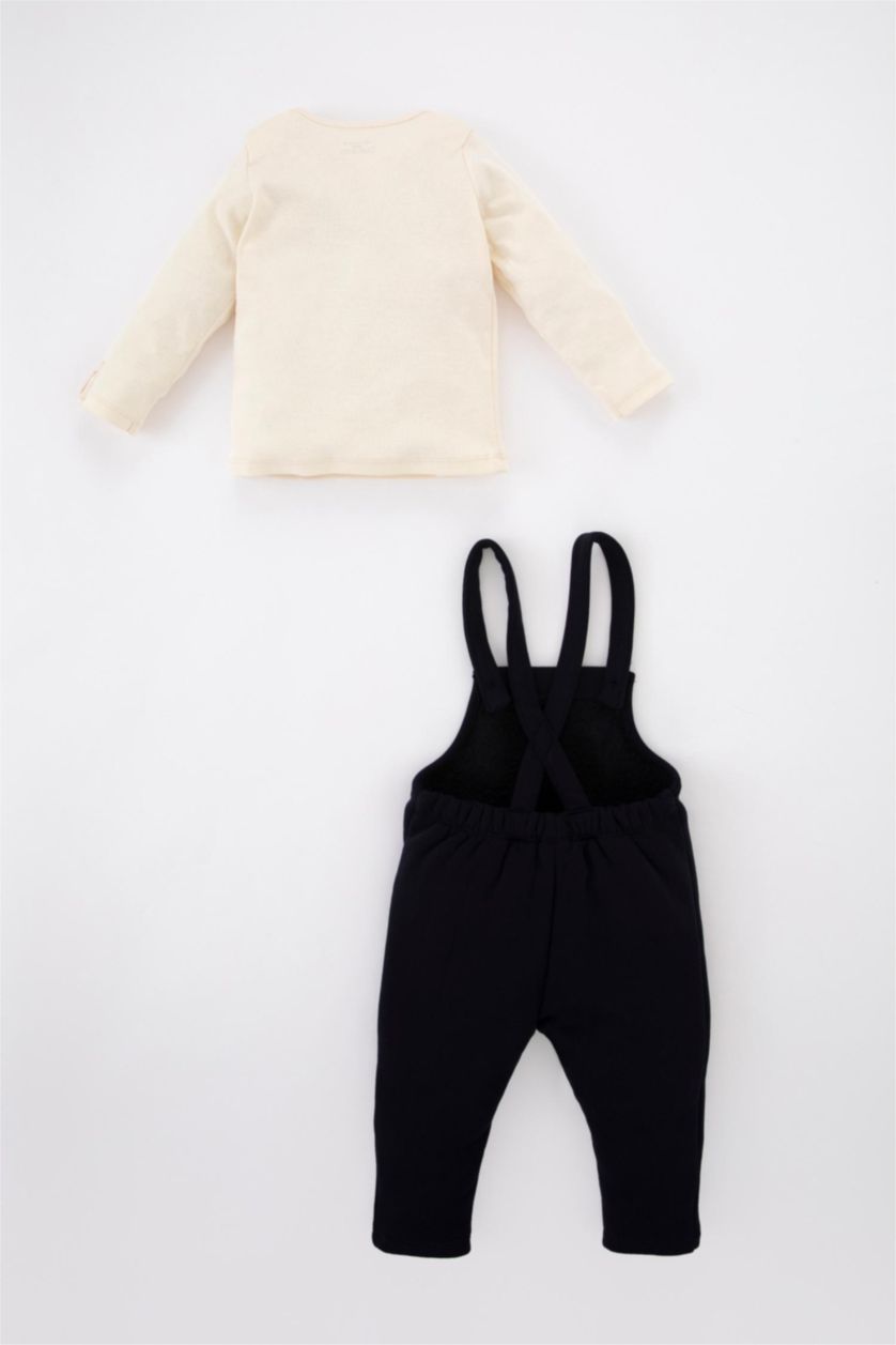 BÉBÉ GARÇON Beige Ensemble En Tricot 2 Polaires Col Ras Du Cou Nouvel an Manche Longue 2 BéBé Garçon