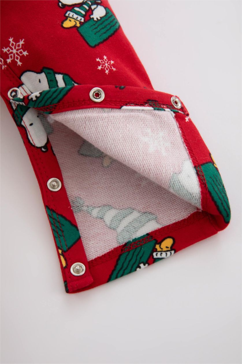 BABY BOY Red Baby Boy Newborn Snoopy New Year Themed Rompersuit