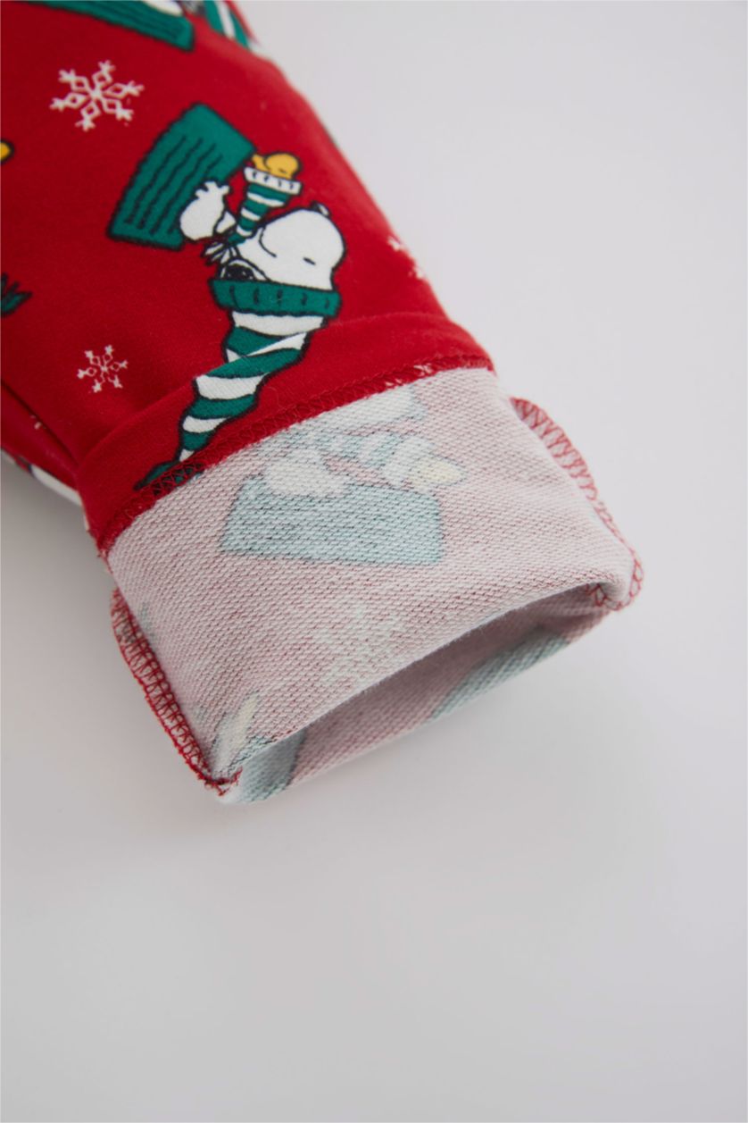 BABY GIRL White 2 piece Regular Fit Crew Neck Snoopy Licensed Set